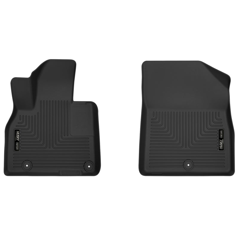 Husky Liners 20-22 Hyundai Palisade Black X-Act Contour Front Floor Liners | husky-liners-20-22-hyundai-palisade-black-x-act-contour-front-floor-liners | Floor Mats - Rubber | Husky Liners