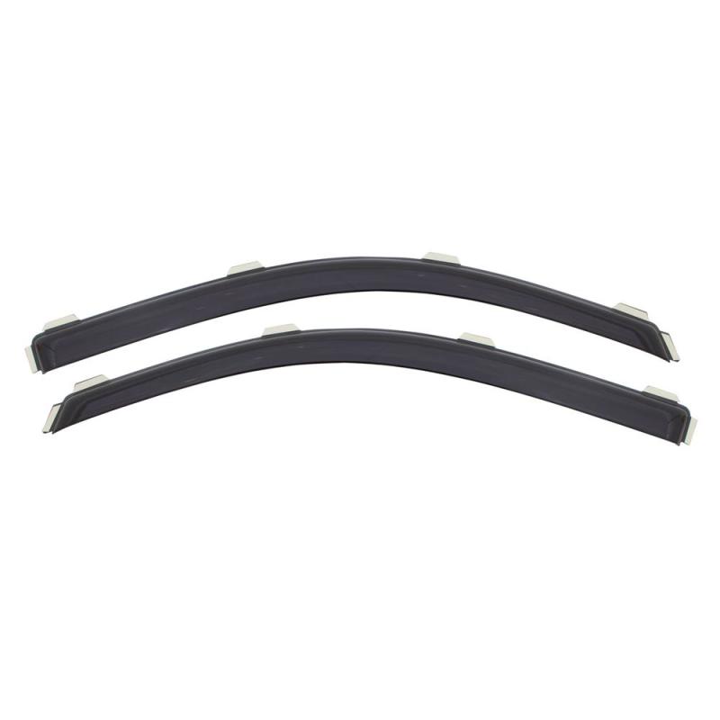 AVS 04-14 Ford F-150 Supercab Ventvisor In-Channel Window Deflectors 2pc - Smoke | avs-04-14-ford-f-150-supercab-ventvisor-in-channel-window-deflectors-2pc-smoke | Wind Deflectors | AVS