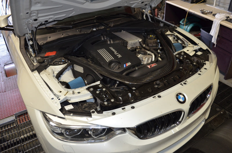 Injen 2015 M3/M4 3.0L Twin Turbo Wrinkle Black Short Ram 2pc. Intake System w/ MR Technology | injen-2015-m3-m4-3-0l-twin-turbo-wrinkle-black-short-ram-2pc-intake-system-w-mr-technology | Cold Air Intakes | Injen