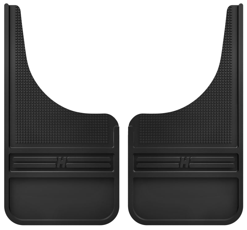 Husky Liners Universal 12in Wide Black Rubber Front Mud Flaps w/o Weight | husky-liners-universal-12in-wide-black-rubber-front-mud-flaps-w-o-weight | Mud Flaps | Husky Liners