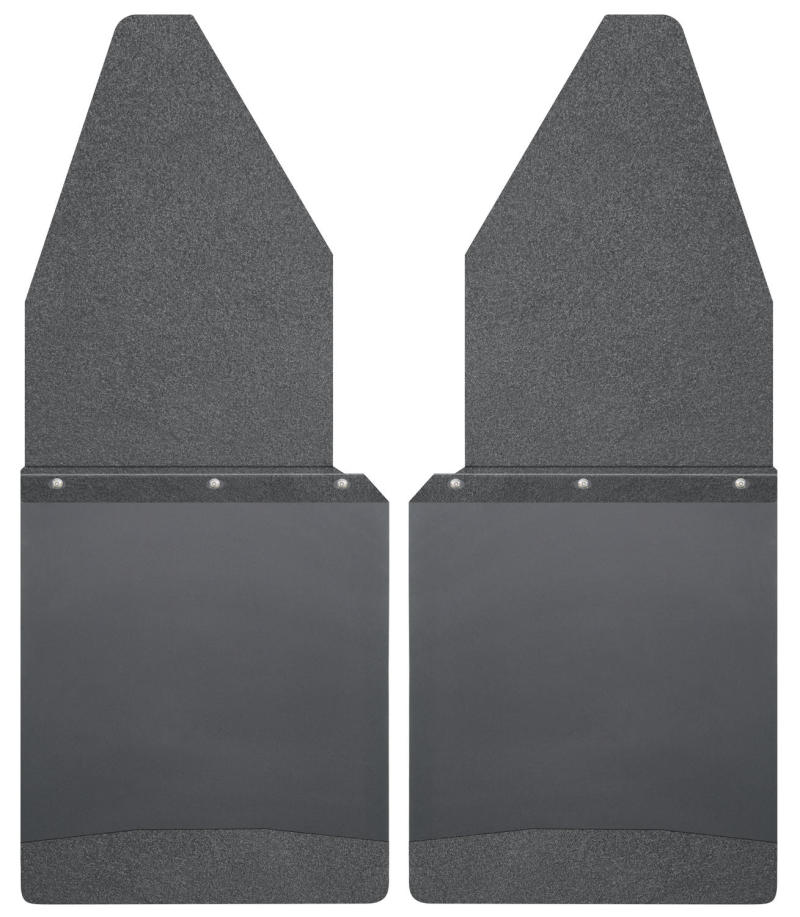 Husky Liners Ford 88-16 F-150/88-99 F-250 12in W Black Top & Weight Kick Back Front Mud Flaps | husky-liners-ford-88-16-f-150-88-99-f-250-12in-w-black-top-weight-kick-back-front-mud-flaps | Mud Flaps | Husky Liners