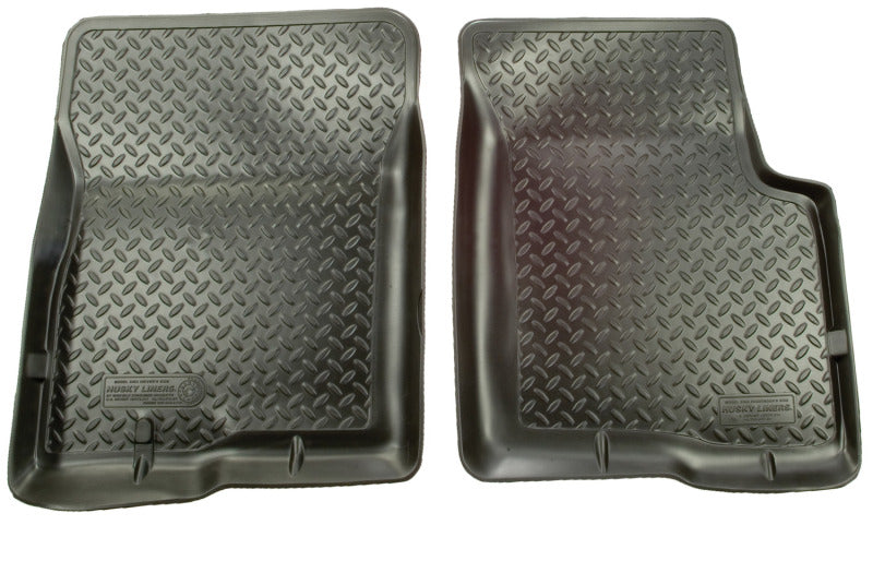 Husky Liners 01-04 Toyota Tacoma Double Cab Classic Style Black Floor Liners | husky-liners-01-04-toyota-tacoma-double-cab-classic-style-black-floor-liners | Floor Mats - Rubber | Husky Liners