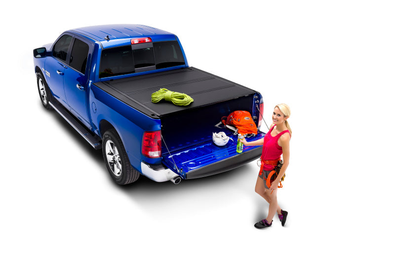 BAK 09-18 Dodge Ram 1500 (19-20 Classic Only) 5ft 7in Bed (w/ Ram Box) BAKFlip MX4 Matte Finish | bak-09-18-dodge-ram-1500-19-20-classic-only-5ft-7in-bed-w-ram-box-bakflip-mx4-matte-finish | Tonneau Covers - Hard Fold | BAK