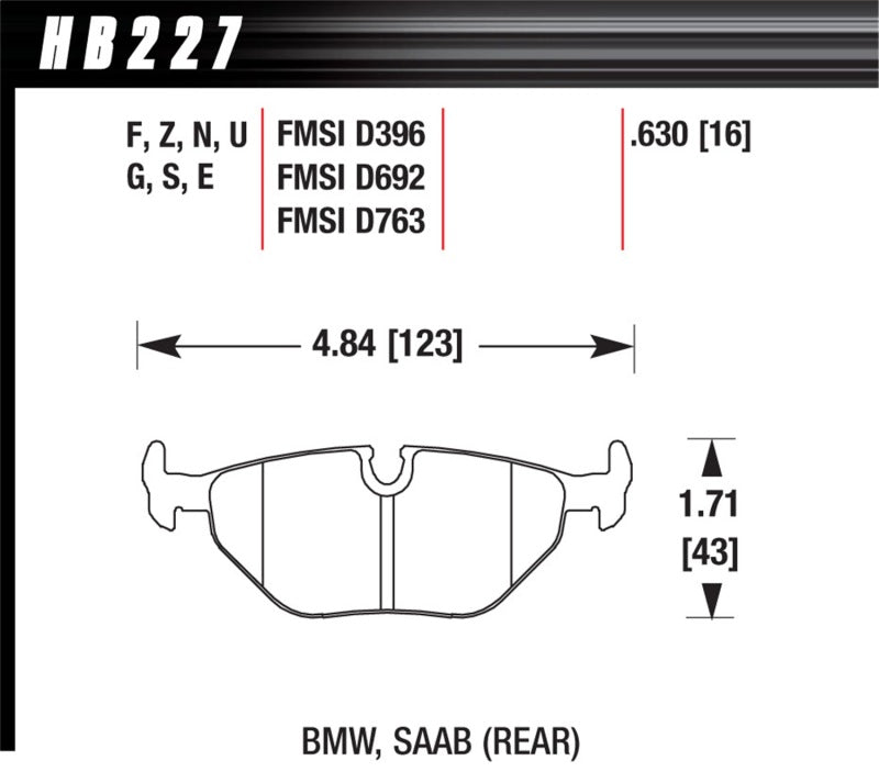Hawk 92-95 BMW 325iS / 96-02 BMW M3 DTC-70 Race Rear Brake Pads | hawk-92-95-bmw-325is-96-02-bmw-m3-dtc-70-race-rear-brake-pads | Brake Pads - Racing | Hawk Performance