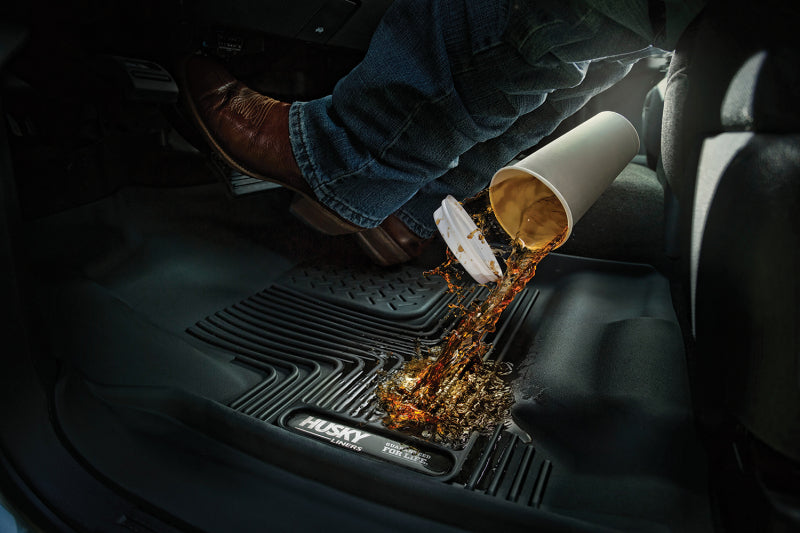 Husky Liners 11-14 Dodge Durango / 11-14 Jeep Grand Cherokee X-Act Contour Black Front Floor Liners | husky-liners-11-14-dodge-durango-11-14-jeep-grand-cherokee-x-act-contour-black-front-floor-liners | Floor Mats - Rubber | Husky Liners