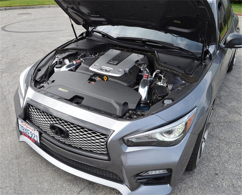 Injen 14 Infiniti Q50 3.7L V6 Black Dual Short Ram Intake w/ MR Techn and Heat Shields | injen-14-infiniti-q50-3-7l-v6-black-dual-short-ram-intake-w-mr-techn-and-heat-shields | Cold Air Intakes | Injen