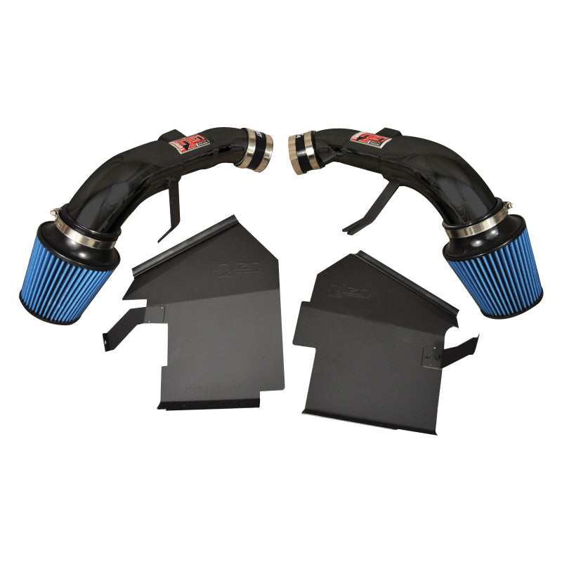 Injen 14 Infiniti Q50 3.7L V6 Black Dual Short Ram Intake w/ MR Techn and Heat Shields | injen-14-infiniti-q50-3-7l-v6-black-dual-short-ram-intake-w-mr-techn-and-heat-shields | Cold Air Intakes | Injen