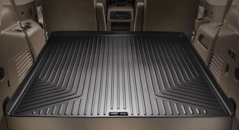 Husky Liners 07-13 GM Escalade/Suburban/Yukon WeatherBeater Tan Rear Cargo Liners (Behind 3rd Row) | husky-liners-07-13-gm-escalade-suburban-yukon-weatherbeater-tan-rear-cargo-liners-behind-3rd-row | Floor Mats - Rubber | Husky Liners