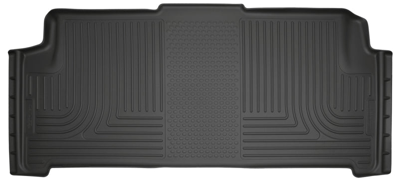 Husky Liners 08-12 Chrysler Town Country/Dodge Grand Caravan WeatherBeater 2nd Row Black Floor Liner | husky-liners-08-12-chrysler-town-country-dodge-grand-caravan-weatherbeater-2nd-row-black-floor-liner | Floor Mats - Rubber | Husky Liners
