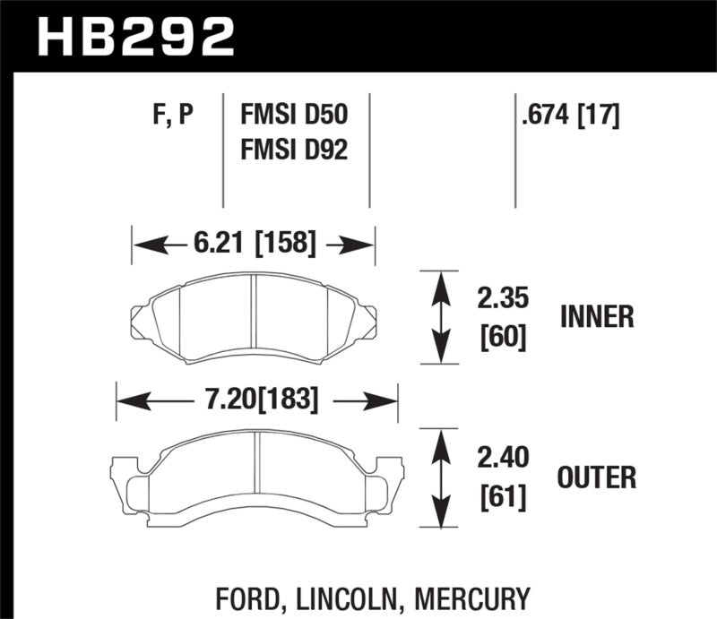 Hawk HPS Street Brake Pads | hawk-hps-street-brake-pads-38 | Brake Pads - Performance | Hawk Performance