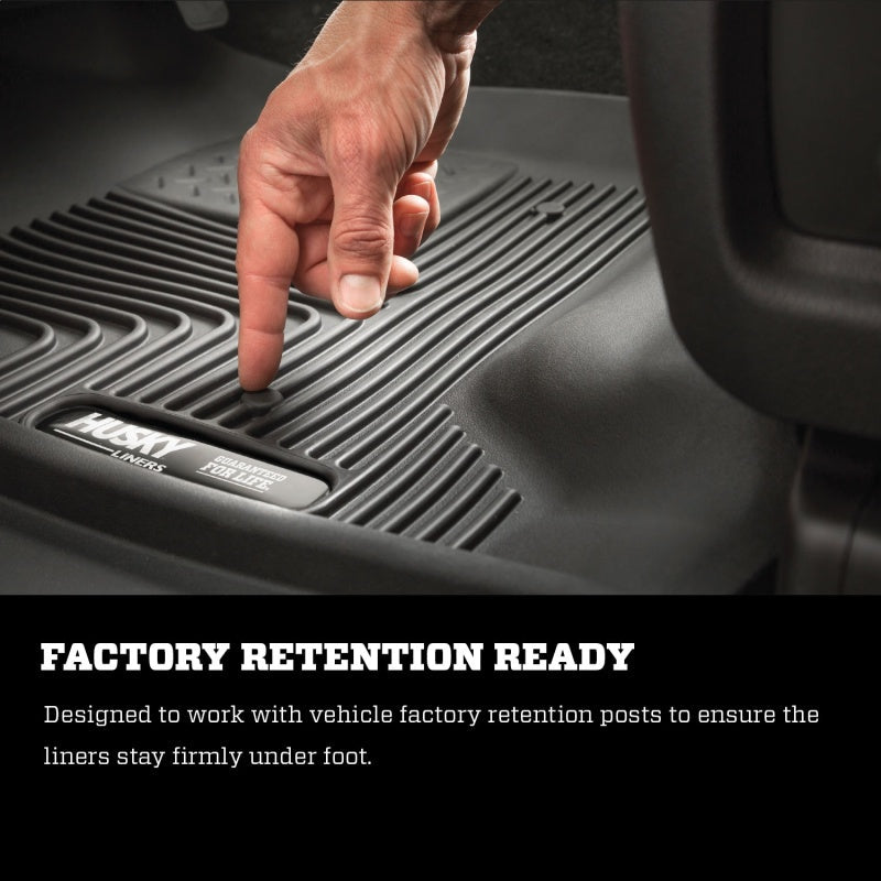 Husky Liners 09-14 Dodge Ram/Ram Quad Cab X-Act Contour Black Floor Liner (2nd Seat) | husky-liners-09-14-dodge-ram-ram-quad-cab-x-act-contour-black-floor-liner-2nd-seat | Floor Mats - Rubber | Husky Liners