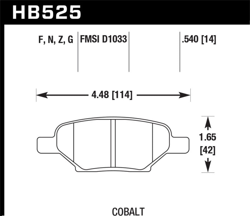 Hawk HPS Street Brake Pads | hawk-hps-street-brake-pads-106 | Brake Pads - Performance | Hawk Performance