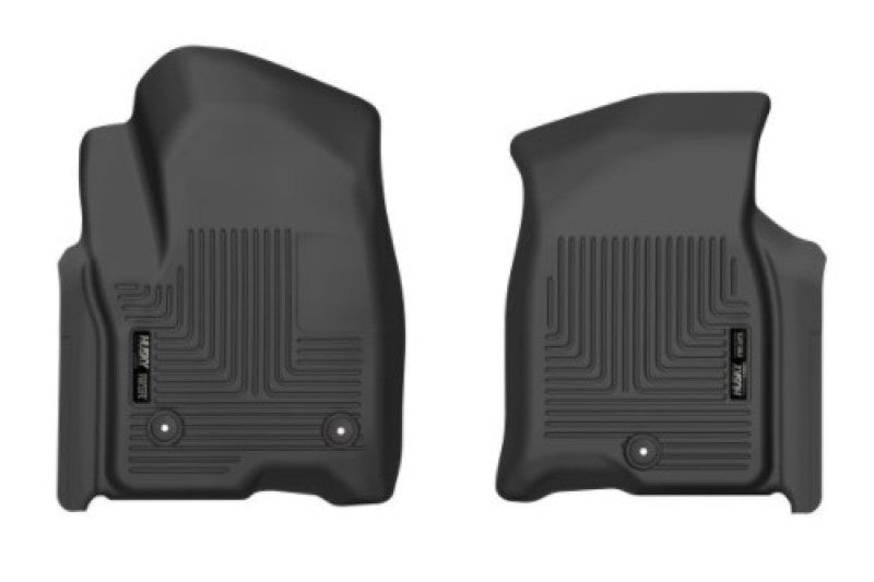 Husky Liners 2021 Chevrolet Tahoe X-Act Contour Black Front Seat Floor Liners | husky-liners-2021-chevrolet-tahoe-x-act-contour-black-front-seat-floor-liners | Floor Mats - Rubber | Husky Liners
