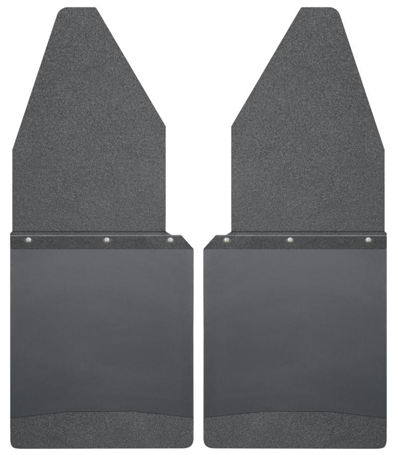 Husky Liners Ford 88-16 F-150/88-99 F-250 12in W Black Top & Weight Kick Back Front Mud Flaps | husky-liners-ford-88-16-f-150-88-99-f-250-12in-w-black-top-weight-kick-back-front-mud-flaps | Mud Flaps | Husky Liners