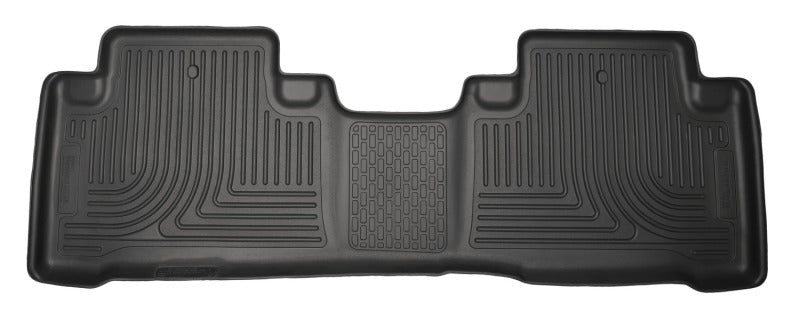 Husky Liners 2014 Acura MDX All Models Weatherbeater Black Rear Floor Liners | husky-liners-2014-acura-mdx-all-models-weatherbeater-black-rear-floor-liners | Floor Mats - Rubber | Husky Liners