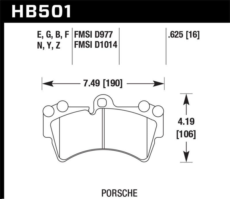 Hawk 2007-2014 Audi Q7 Premium HPS 5.0 Front Brake Pads | hawk-2007-2014-audi-q7-premium-hps-5-0-front-brake-pads | Brake Pads - Performance | Hawk Performance