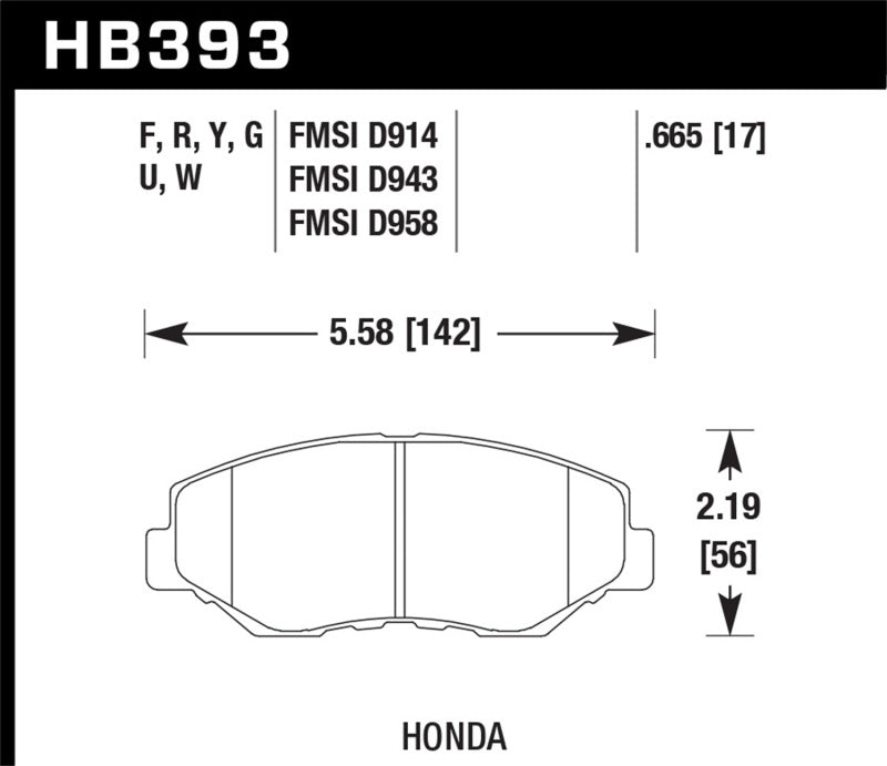 Hawk 13-15 Honda Civic Si DTC-60 Front Race Brake Pads | hawk-13-15-honda-civic-si-dtc-60-front-race-brake-pads | Brake Pads - Racing | Hawk Performance