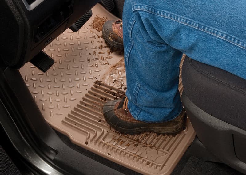 Husky Liners 07-12 GM Silverado/Sierra/Tahoe/Yukon/Escalade Heavy Duty Black Front Floor Mats | husky-liners-07-12-gm-silverado-sierra-tahoe-yukon-escalade-heavy-duty-black-front-floor-mats | Floor Mats - Rubber | Husky Liners