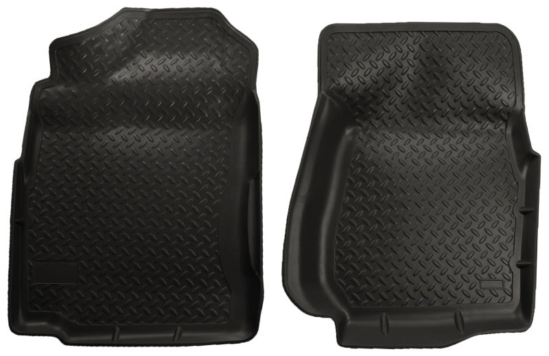 Husky Liners 99-06 Chevrolet Silverado/GMC Sierra (Base/HD) Classic Style Black Floor Liners | husky-liners-99-06-chevrolet-silverado-gmc-sierra-base-hd-classic-style-black-floor-liners | Floor Mats - Rubber | Husky Liners