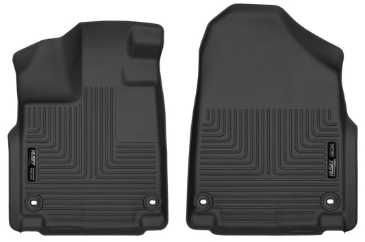 Husky Liners 2018 Honda Odyssey WeatherBeater Black Front Floor Liners | husky-liners-2018-honda-odyssey-weatherbeater-black-front-floor-liners | Floor Mats - Rubber | Husky Liners