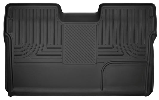 Husky Liners 09-14 Ford F-150 SuperCrew Cab X-Act Contour Second Row Seat Floor Liner - Black | husky-liners-09-14-ford-f-150-supercrew-cab-x-act-contour-second-row-seat-floor-liner-black | Floor Mats - Rubber | Husky Liners