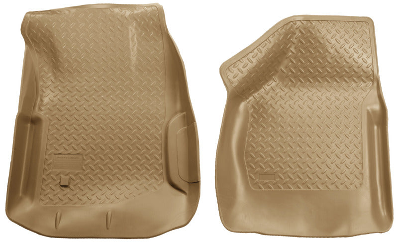 Husky Liners 00-07 Ford F Series SuperDuty Reg./Super/Super Crew Cab Classic Style Tan Floor Liners | husky-liners-00-07-ford-f-series-superduty-reg-super-super-crew-cab-classic-style-tan-floor-liners | Floor Mats - Rubber | Husky Liners