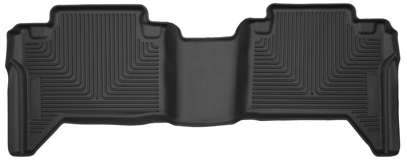 Husky Liners 05-14 Toyota Tacoma Crew Cab Pickup X-Act Contour Black 2nd Seat Floor Liner | husky-liners-05-14-toyota-tacoma-crew-cab-pickup-x-act-contour-black-2nd-seat-floor-liner | Floor Mats - Rubber | Husky Liners