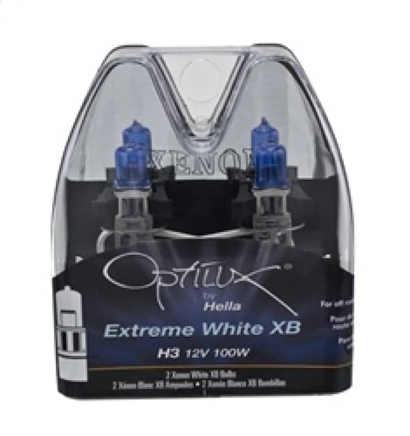 Hella Optilux H3 12V / 100W Xenon White XB Light Bulb | hella-optilux-h3-12v-100w-xenon-white-xb-light-bulb | Bulbs | Hella