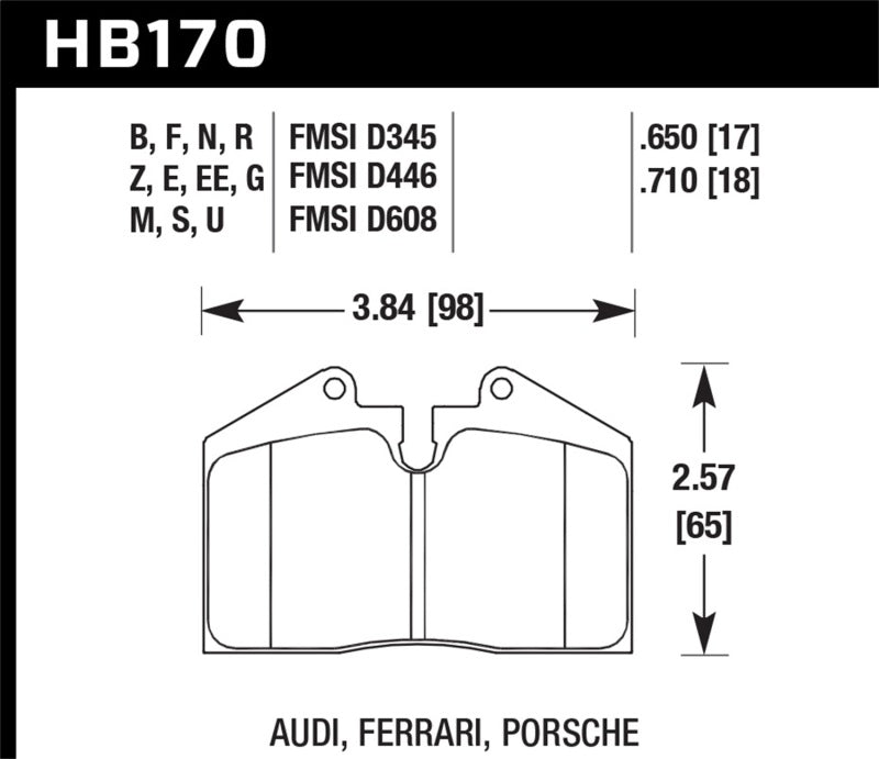 Hawk 91-96 Porsche 911 HPS 5.0 Performance Street Rear Brake Pads | hawk-91-96-porsche-911-hps-5-0-performance-street-rear-brake-pads | Brake Pads - Performance | Hawk Performance