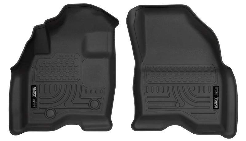 Husky Liners 15-17 Ford Explorer WeatherBeater Black Front Floor Liners | husky-liners-15-17-ford-explorer-weatherbeater-black-front-floor-liners | Floor Mats - Rubber | Husky Liners