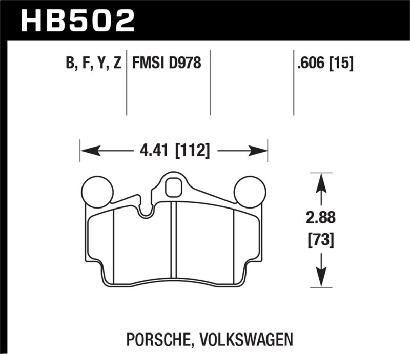 Hawk 2007-2014 Audi Q7 Premium HPS 5.0 Rear Brake Pads | hawk-2007-2014-audi-q7-premium-hps-5-0-rear-brake-pads | Brake Pads - Performance | Hawk Performance