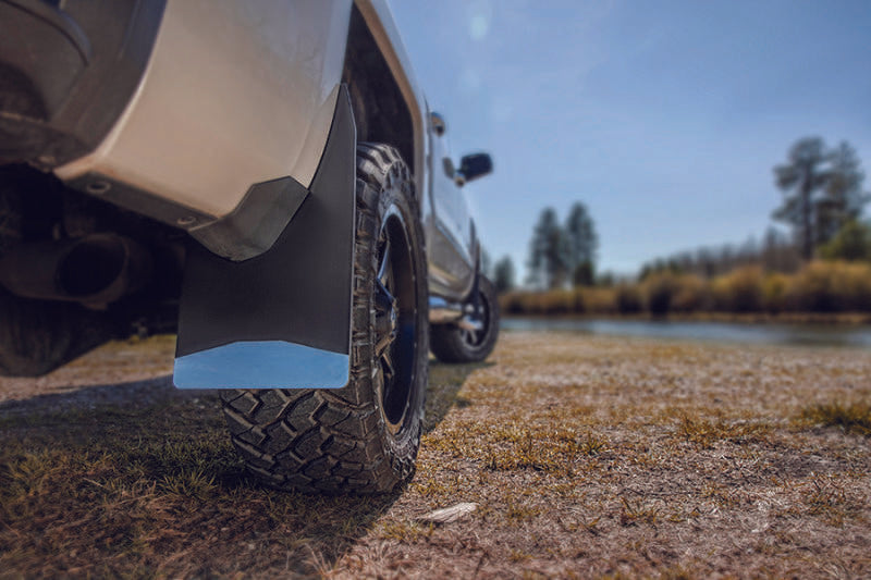Husky Liners Universal 12in Wide Black Rubber Front Mud Flaps w/ Black Weight | husky-liners-universal-12in-wide-black-rubber-front-mud-flaps-w-black-weight | Mud Flaps | Husky Liners