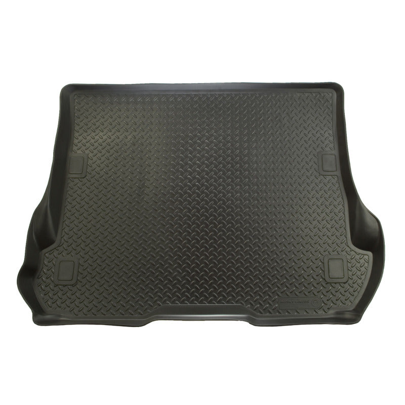 Husky Liners 07-10 Jeep Wrangler Unlimited (4 Door) Classic Style Black Rear Cargo Liner | husky-liners-07-10-jeep-wrangler-unlimited-4-door-classic-style-black-rear-cargo-liner | Floor Mats - Rubber | Husky Liners