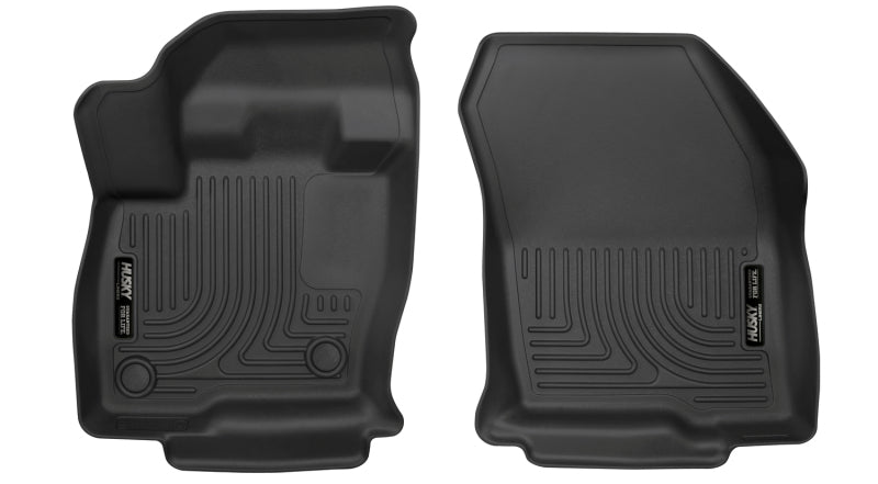 Husky Liners 2015+ Ford Edge X-Act Contour Black Front Floor Liners | husky-liners-2015-ford-edge-x-act-contour-black-front-floor-liners | Floor Mats - Rubber | Husky Liners