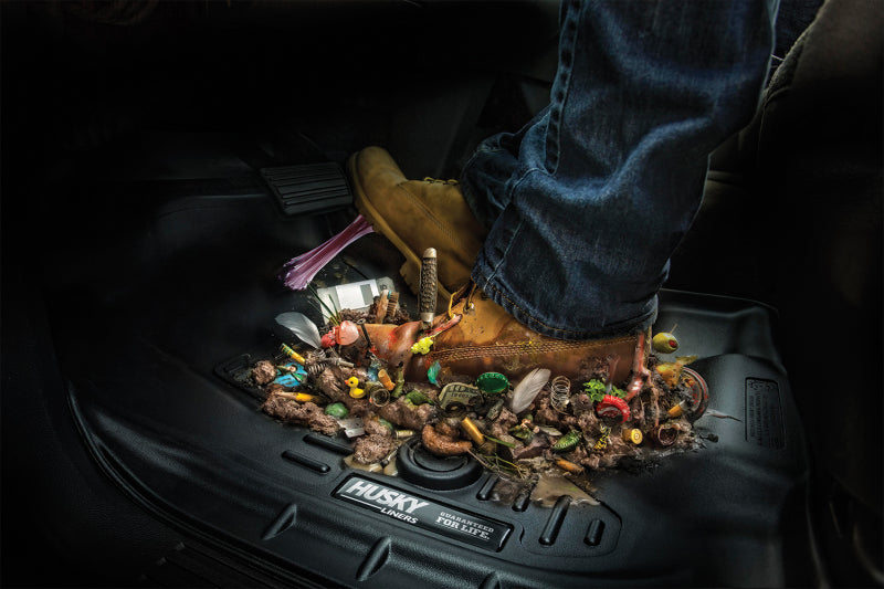 Husky Liners 2015 Chevy/GMC Suburban/Yukon XL WeatherBeater Tan Rear Cargo Liner to Back Third Seat | husky-liners-2015-chevy-gmc-suburban-yukon-xl-weatherbeater-tan-rear-cargo-liner-to-back-third-seat | Floor Mats - Rubber | Husky Liners