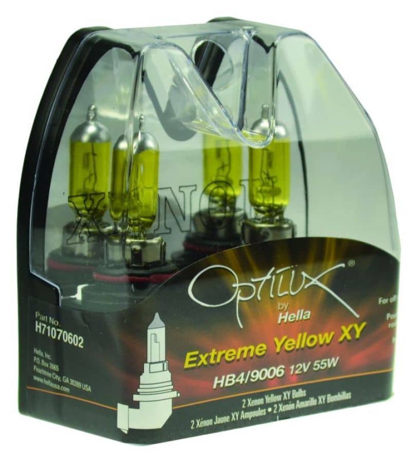 Hella Optilux HB4 9006 12V/55W XY Xenon Yellow Bulb | hella-optilux-hb4-9006-12v-55w-xy-xenon-yellow-bulb | Bulbs | Hella