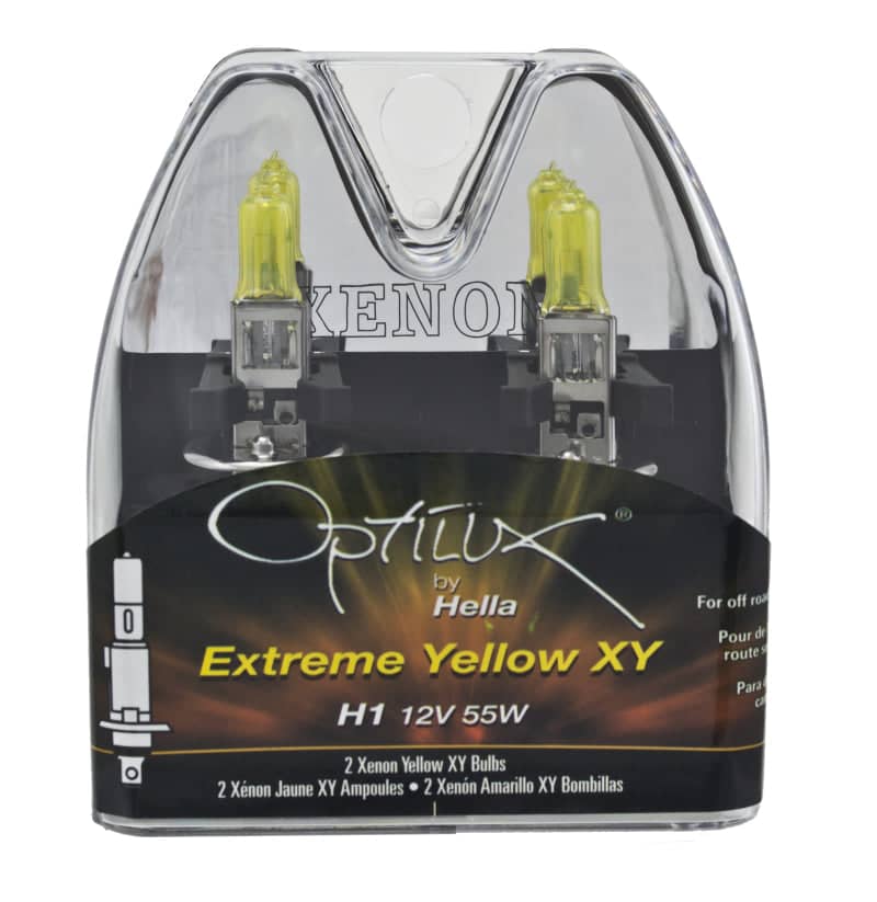 Hella Optilux H1 12V/55W XY Yellow Bulb | hella-optilux-h1-12v-55w-xy-yellow-bulb | Bulbs | Hella