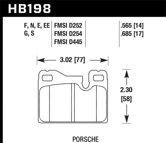 Hawk 77-88 Porsche 924 / 78-85 & 92-95 928 / 83-91 944 Blue 9012 Race Rear Brake Pads | hawk-77-88-porsche-924-78-85-92-95-928-83-91-944-blue-9012-race-rear-brake-pads | Brake Pads - Racing | Hawk Performance