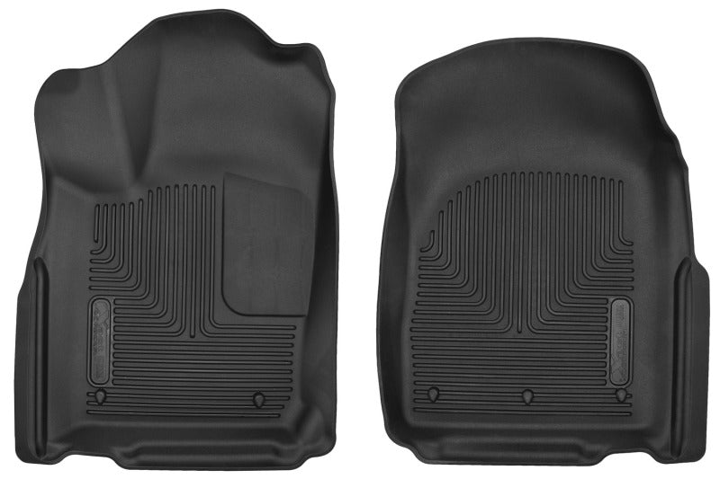 Husky Liners 11-14 Dodge Durango / 11-14 Jeep Grand Cherokee X-Act Contour Black Front Floor Liners | husky-liners-11-14-dodge-durango-11-14-jeep-grand-cherokee-x-act-contour-black-front-floor-liners | Floor Mats - Rubber | Husky Liners