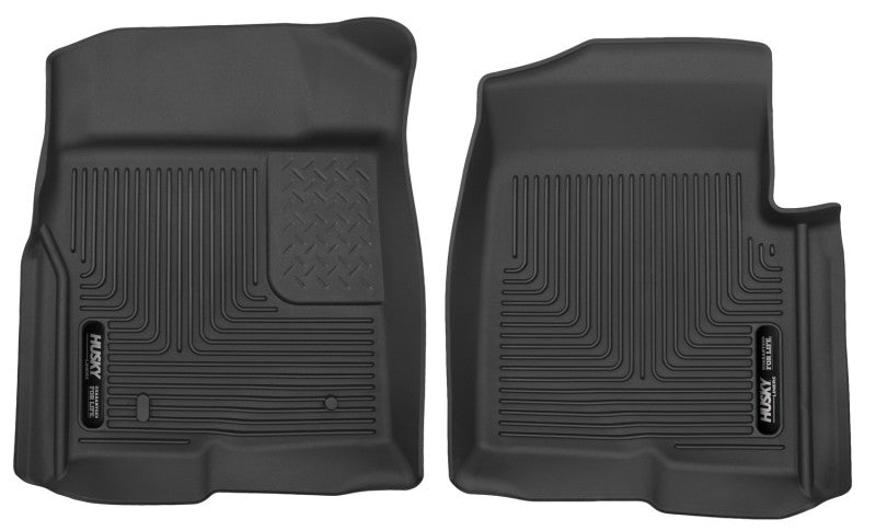 Husky Liners 09-12 Ford F-150 Series Reg/Super/Crew Cab X-Act Contour Black Floor Liners | husky-liners-09-12-ford-f-150-series-reg-super-crew-cab-x-act-contour-black-floor-liners | Floor Mats - Rubber | Husky Liners