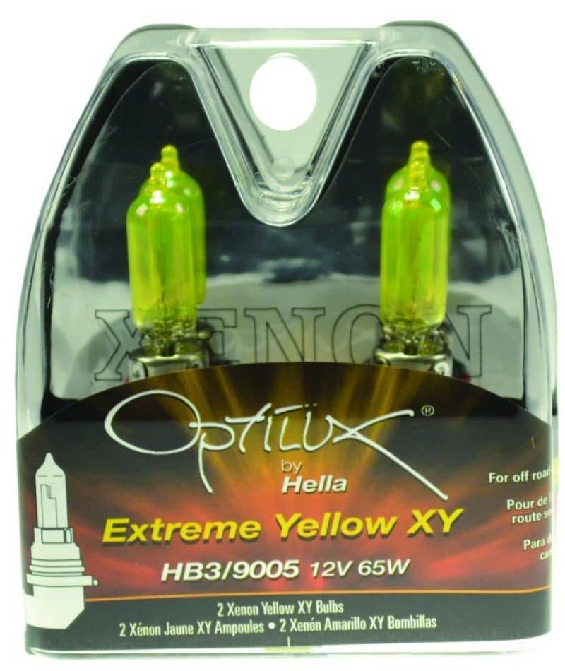 Hella Optilux HB3 9005 12V/65W XY Xenon Yellow Bulb | hella-optilux-hb3-9005-12v-65w-xy-xenon-yellow-bulb | Bulbs | Hella