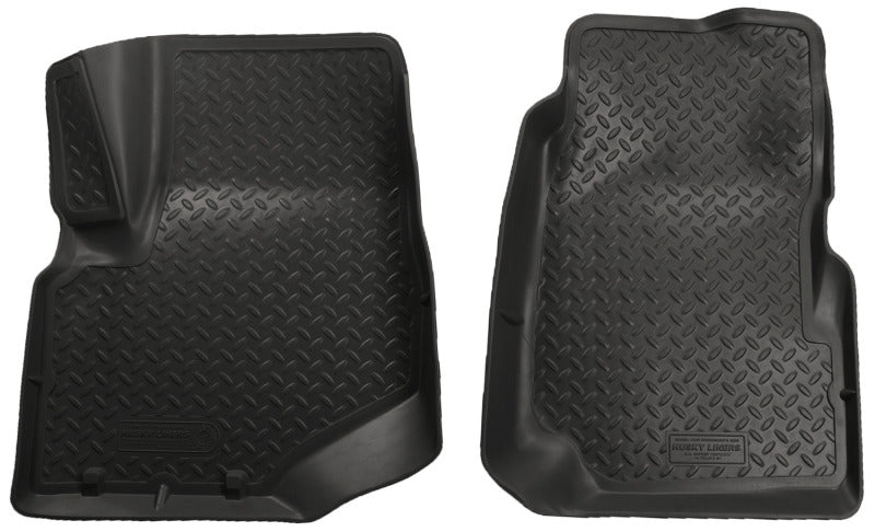 Husky Liners 02-08 GM Trailblazer/Bravada/Envoy/05-08 Saab 9-7X Classic Style Black Floor Liners | husky-liners-02-08-gm-trailblazer-bravada-envoy-05-08-saab-9-7x-classic-style-black-floor-liners | Floor Mats - Rubber | Husky Liners