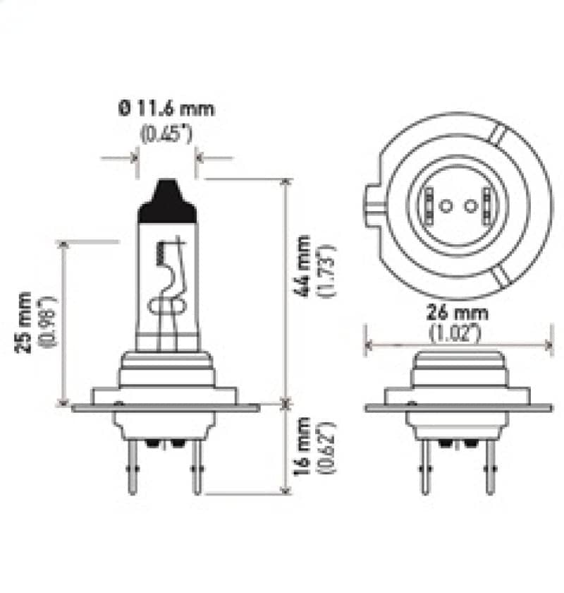 Hella Halogen H7 Bulb | hella-halogen-h7-bulb | Bulbs | Hella