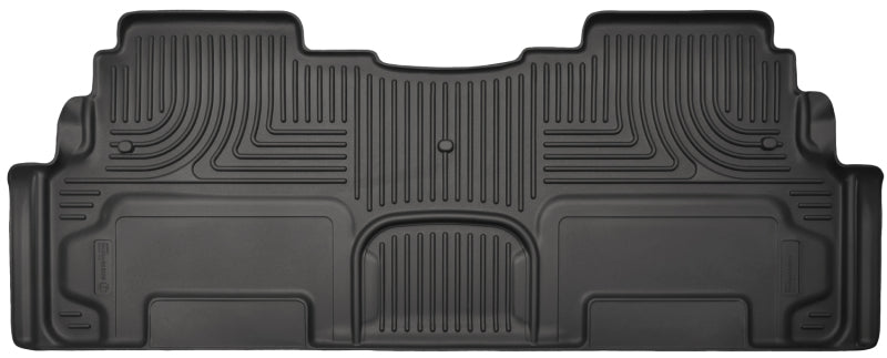 Husky Liners 09-14 Chevy Traverse/07-14 GMC Acadia Weatherbeater Black 2nd Seat Floor Liners | husky-liners-09-14-chevy-traverse-07-14-gmc-acadia-weatherbeater-black-2nd-seat-floor-liners | Floor Mats - Rubber | Husky Liners