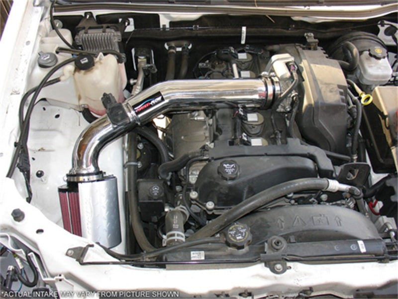 Injen 04-06 Colorado / Canyon 3.5L 5 Cyl. (incl. Diamond plate heat shield) Polished Power-Flow Air | injen-04-06-colorado-canyon-3-5l-5-cyl-incl-diamond-plate-heat-shield-polished-power-flow-air | Cold Air Intakes | Injen