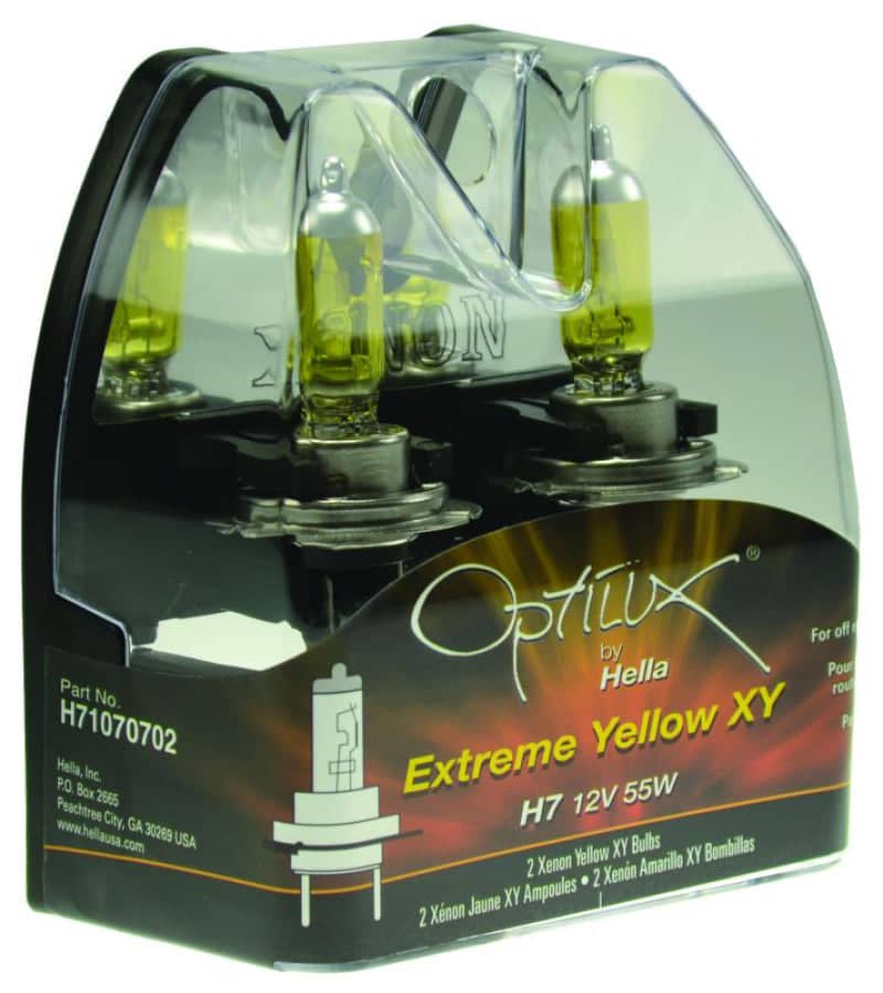 Hella Optilux H7 12V/55W XY Xenon Yellow Bulb | hella-optilux-h7-12v-55w-xy-xenon-yellow-bulb | Bulbs | Hella