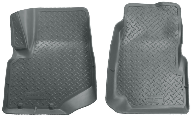 Husky Liners 02-08 GM Trailblazer/Bravada/Envoy/05-08 Saab 9-7X Classic Style Gray Floor Liners | husky-liners-02-08-gm-trailblazer-bravada-envoy-05-08-saab-9-7x-classic-style-gray-floor-liners | Floor Mats - Rubber | Husky Liners