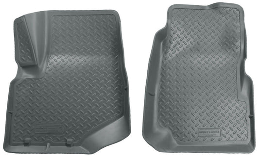 Husky Liners 02-08 GM Trailblazer/Bravada/Envoy/05-08 Saab 9-7X Classic Style Gray Floor Liners | husky-liners-02-08-gm-trailblazer-bravada-envoy-05-08-saab-9-7x-classic-style-gray-floor-liners | Floor Mats - Rubber | Husky Liners