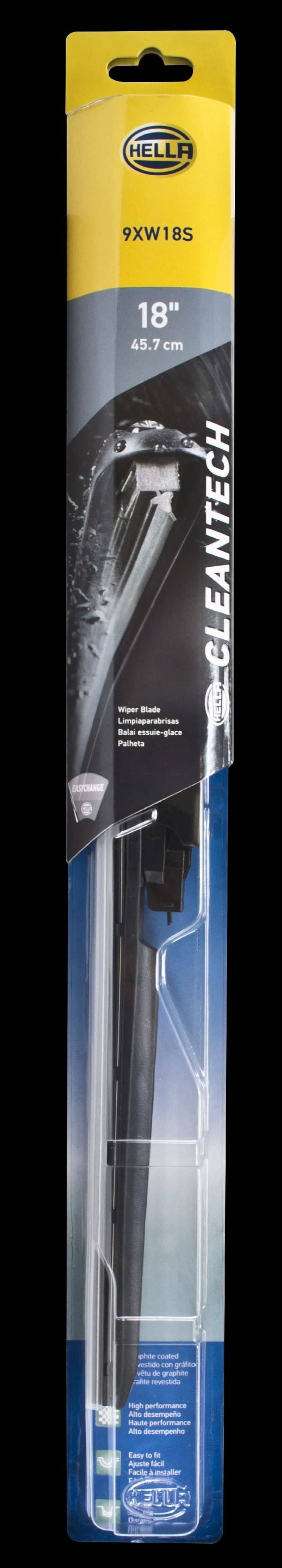 Hella Clean Tech Wiper Blade 18in - Single | hella-clean-tech-wiper-blade-18in-single | Exterior Trim | Hella