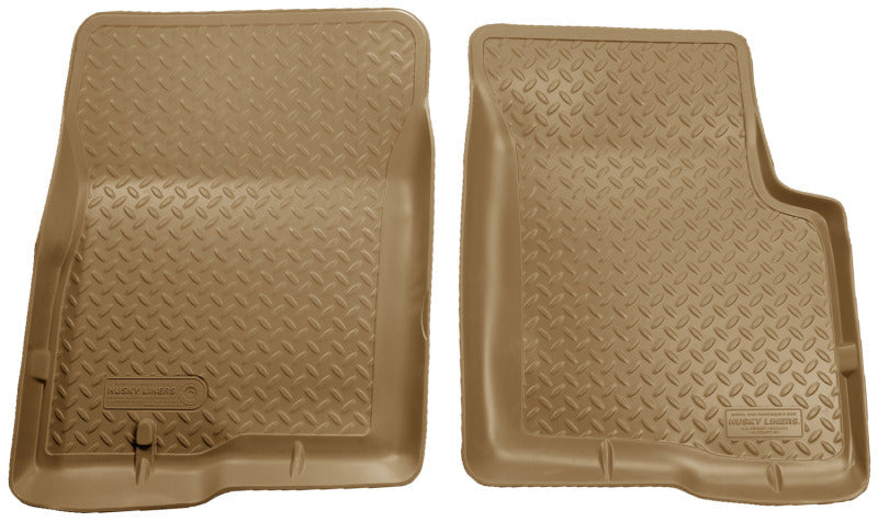 Husky Liners 04-08 Ford F-150 (Reg/Super/Super Crew)/Lincoln Mark LT Classic Style Tan Floor Liners | husky-liners-04-08-ford-f-150-reg-super-super-crew-lincoln-mark-lt-classic-style-tan-floor-liners | Floor Mats - Rubber | Husky Liners